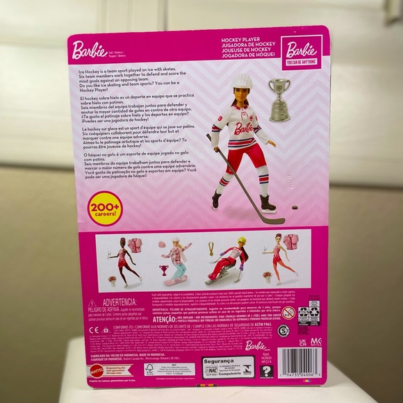 Barbie You Can Be Anything Hockey Player - Picture 3 of 6